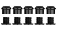 tuercas y tornillos de plato alugear para monoplato 5 piezas negro