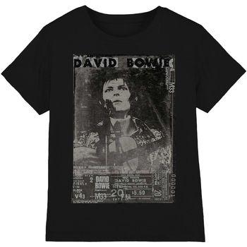 David Bowie Camiseta manga larga Ziggy para mujer