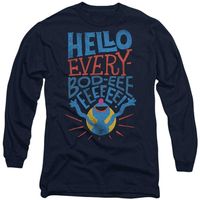 sesame street camiseta manga larga hello everybody para mujer