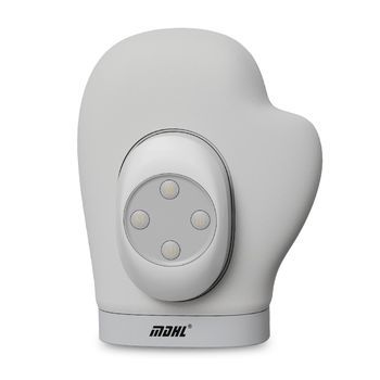 Masajeador De Manos Md-h-01 Con Sistema Envolvente, 3 Modos De Masaje, 3 Niveles De Intensidad Y 3 Niveles De Calor. Batería Recargable De 2000 Mah. 18,5x23,5x9 Cm. Color: Gris Claro
