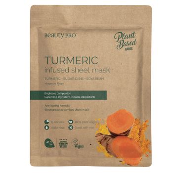 BeautyPro Turmeric Infused Sheet Mask
