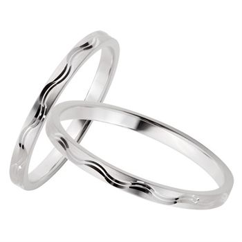 Alianzas oro blanco 2mm