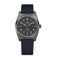 timex reloj hombre caja de laton pulsera nylon de color azul resistente al agua 5 atm tw2y18200