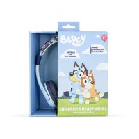 auriculares infantiles con cable bluey limitados en volumen de color azul otl technologies