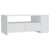 mesa de centro 55x102x42 cm madera - negro