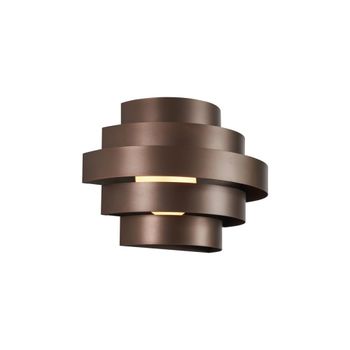 Aplique moderno bronce led regulable