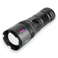 linterna led multifuncional multicolor portatil recargable - karawan