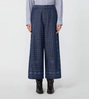 weekend max mara para mujer 2525186011600 pantalon micron marino xl casual denim