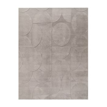 Alfombra de piel Lelystar gris  120x160 cm