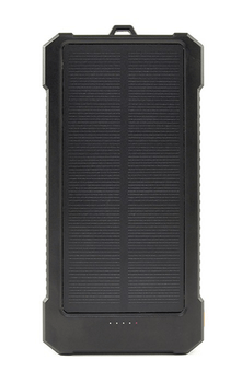 POWERBANK SOLAR GEMBIRD 10000 mAh NEGRO