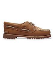timberland para mujer tb0a2gnvanr1 nauticos de piel authentic marron 38 w plano cordones casual