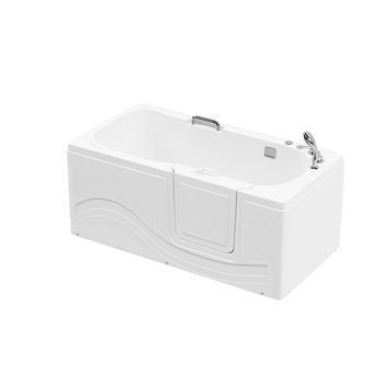 Bañera Reclinable Para Mayores Con Función De Hidromasaje Vital M - 153 X 76 Cm Derecha