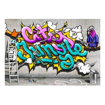 Papel Pintado 3d - Loro Rosa (300x210 Cm)