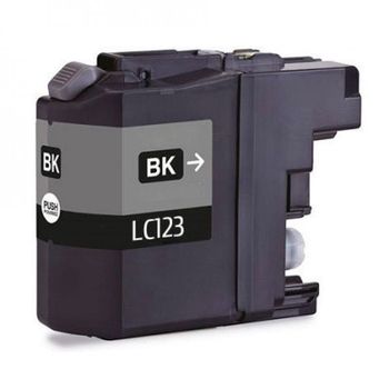 Inkpro Cartucho Tinta Compatible con Brother LC123XL/LC121XL Negro