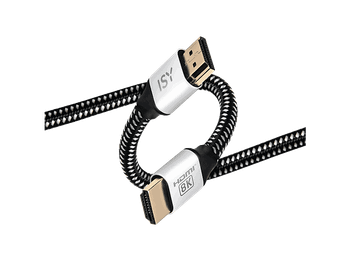 Cable HDMI - ISY IHD 5020, 8K, Ultra High Speed 2.1, 2 m, Negro