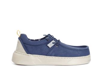 zapatos con cordones de tela blue