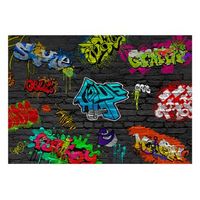 papel pintado 3d - graffiti wall 250x175 cm