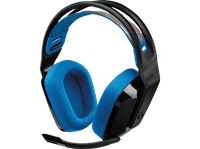 auriculares gaming - logitech g g535 lightspeed bluetooth 33h de uso microfono volteable para silenciar ecualizador personalizable negro
