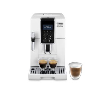 DELONGHI Dinamica ECAM 350.35.W Bean to Cup Coffee Machine - Black & Silver, White