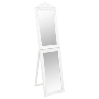 Espejo De Pie Blanco 40x160 Cm Vidaxl