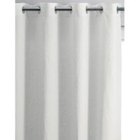 cortina de lino zeff blanco - 140 x 280 cm
