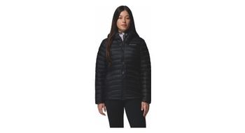 Chaqueta con capucha columbia corelite negro  mujer