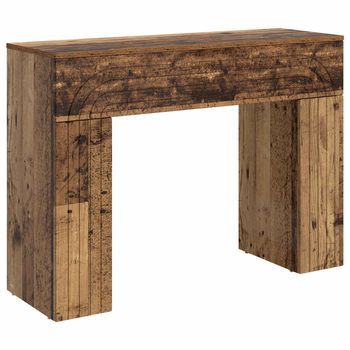 Mesa De Café - Mesa De Centro Madera Envejecida 102 X 35 X 75 Cm
