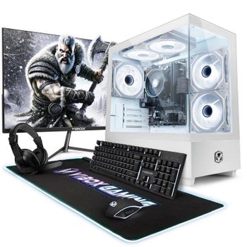 Vibox I-56 Gaming PC AMD Ryzen 3 3200G 16GB 1TB NVMe Monitor 21,5