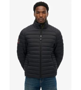 Superdry para hombre. M5012338A Chaqueta Fuji Lite negro (3XL), Casual, Poliamida