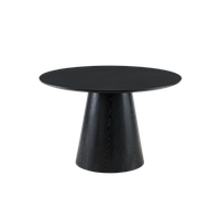 mesa de comedor redonda bertha negro