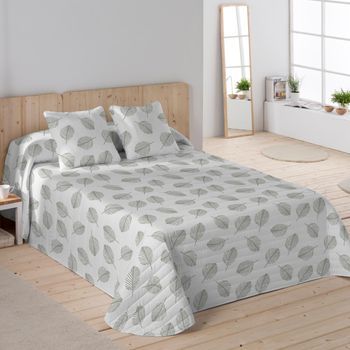 Sandal - Colcha Bouti Estampada - Microfibra - Extra - Suave - Gramaje 70 Gramos - Cama 150 - Jaho Sage