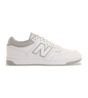 new balance para hombre bb480lv1 zapatillas de piel 480 blanco 375 plano cordones casual