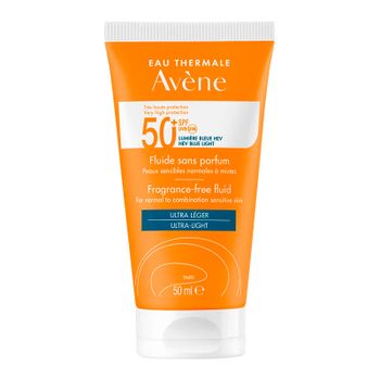 Avene Protector Solar Facial Fluido sin perfume SPF50+