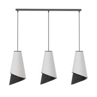 lampara colgante vist negrogris 3 luces