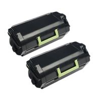 compatible multipack lexmark ms817dn printer toner cartridges 2 pack -53b2h00