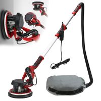 lijadora electrica para paneles de yeso de 1250w rectificadora de pared de 225mm maquina de papel de lija de masilla luz led pulido de pared de varilla larga