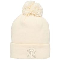 new-era gorro wmns metallic bobble beanie new york yankees hat para mujer