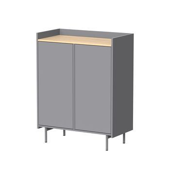 Aparador Velina 80 X 103 Cm Con 6 Compartimentos Vicco