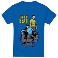 star trek camiseta my seat para hombre