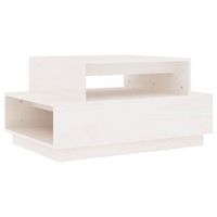 mesa de centro madera maciza de pino blanco 80x55x405 cm vidaxl