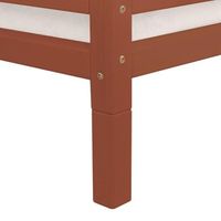 4 pies de cama de 20 cm foot rojo ladrillo