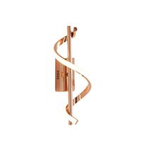 aplique aluminio hierro y pvc  35 cm