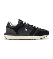 polo ralph lauren para hombre 809973975004 zapatillas de piel train 89 negro 40 plano cordones casual