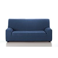 funda de sofa elastica duo 3 plazas  una de 2 plazas azul - jara casa textil