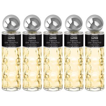 Pack De 5 Eau De Parfum Hombre Saphir Tierra 200 Ml