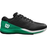 zapatillas wilson rush pro ace clay negro verde blanco