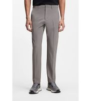 boss para hombre 50534303 pantalon slim fit de tejido elastico gris 48 casual algodon