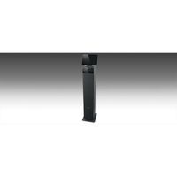 bluetooth tower speaker with pll radio cd  usb port 100cm black  led display