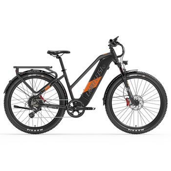 Bicicleta Eléctrica Urbana Lankeleisi Mx600pro, Batería Samsung De 20 Ah, 27,5