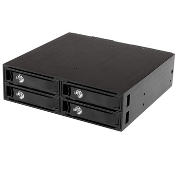 BACKPLANE RACK MOVIL 5.25 A 4 UNIDADES 2.5 SATA S AS